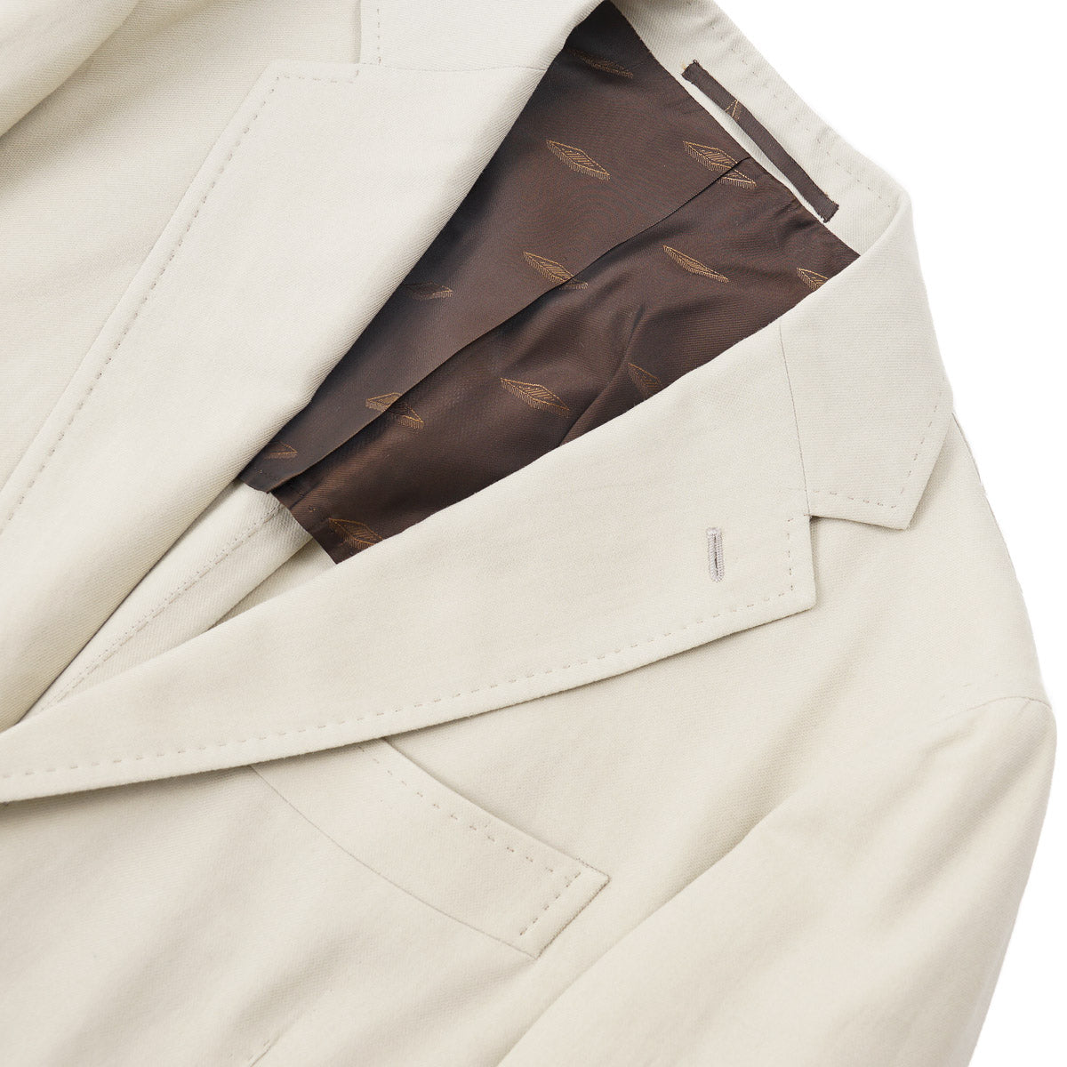 Stile Latino Twill Cotton-Linen Suit