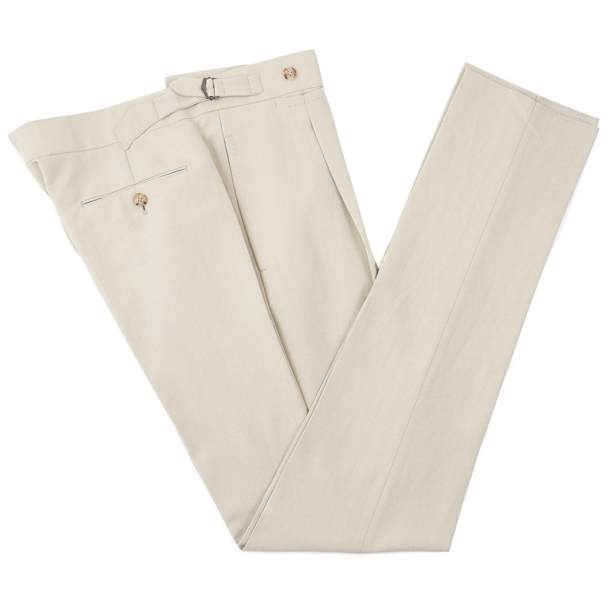 Stile Latino Twill Cotton-Linen Suit