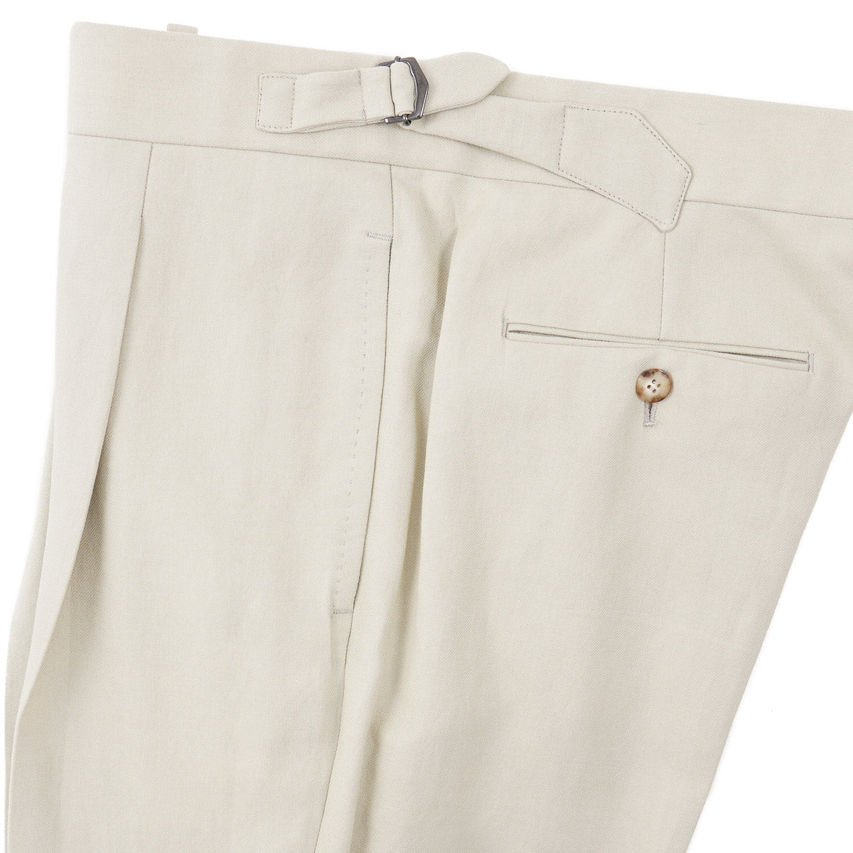 Stile Latino Twill Cotton-Linen Suit