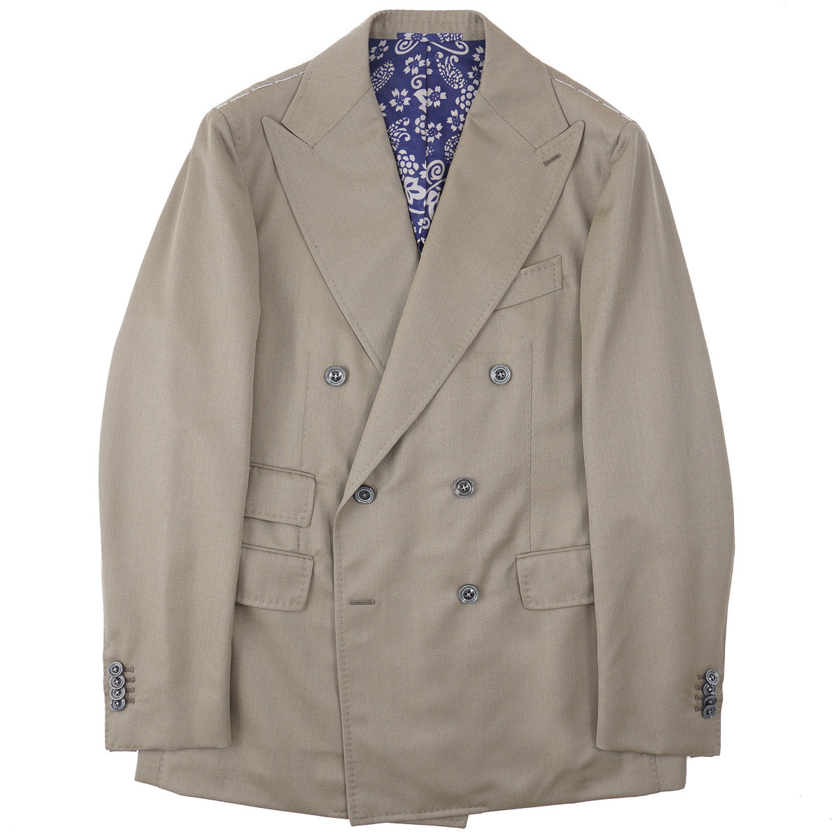 Stile Latino Slim-Fit Twill Wool Suit