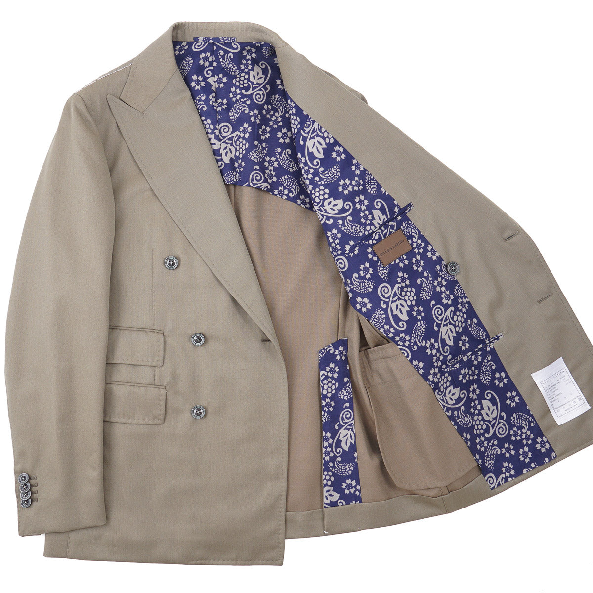 Stile Latino Slim-Fit Twill Wool Suit