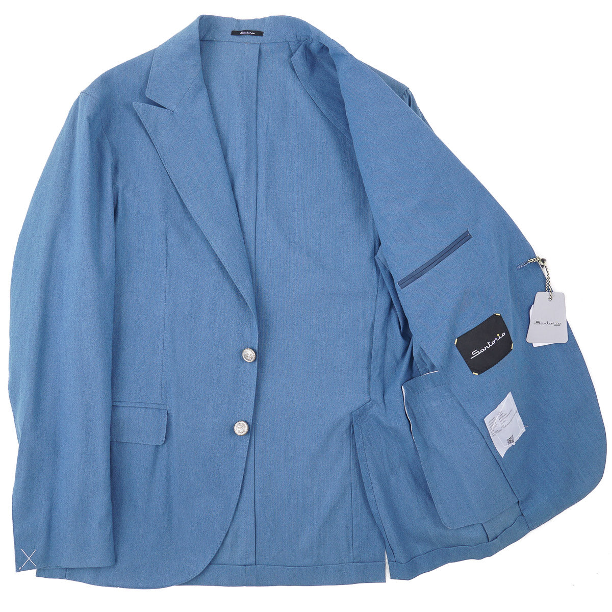 Sartorio Garment-Washed Cotton Blazer