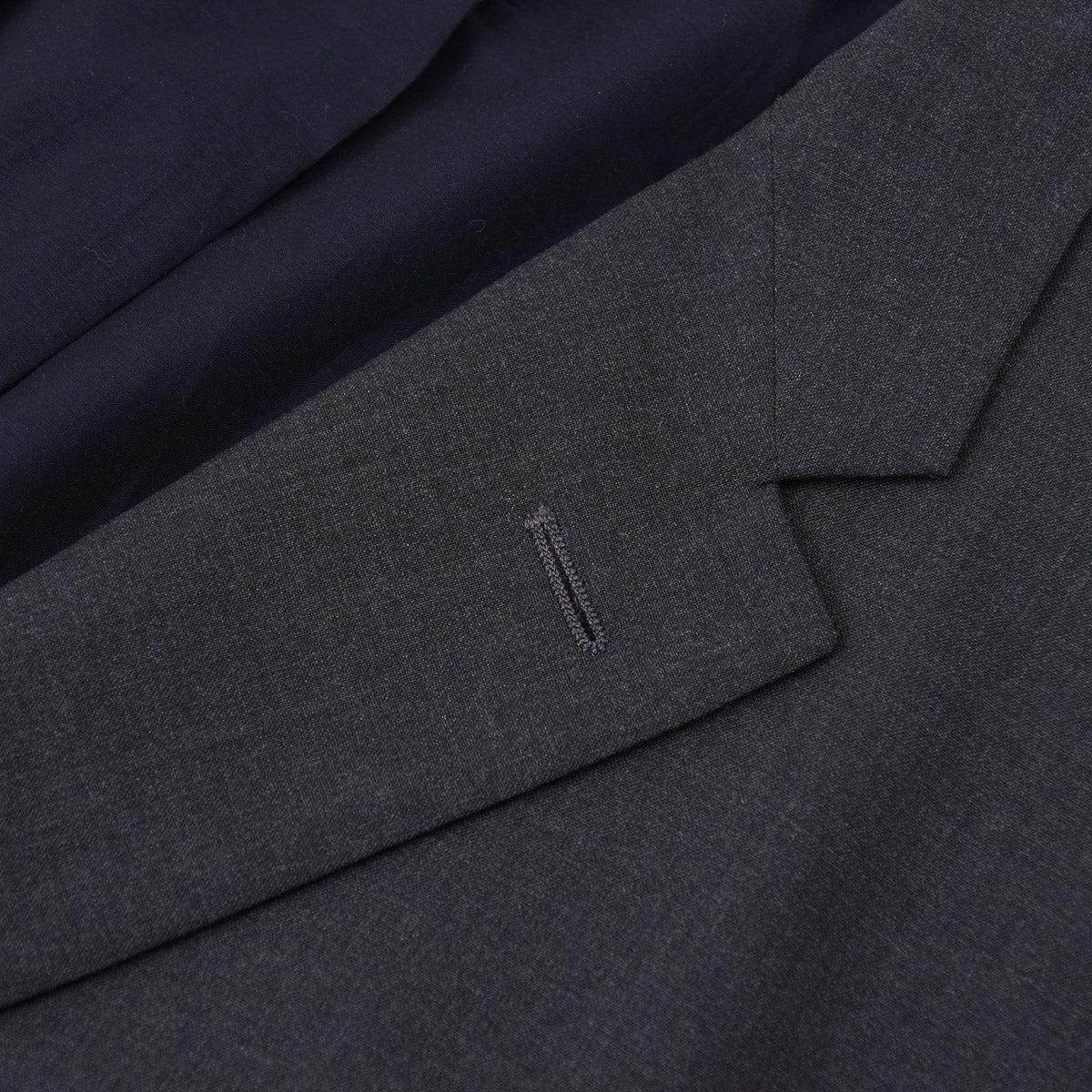 Boglioli Charcoal Gray Woven Wool Suit