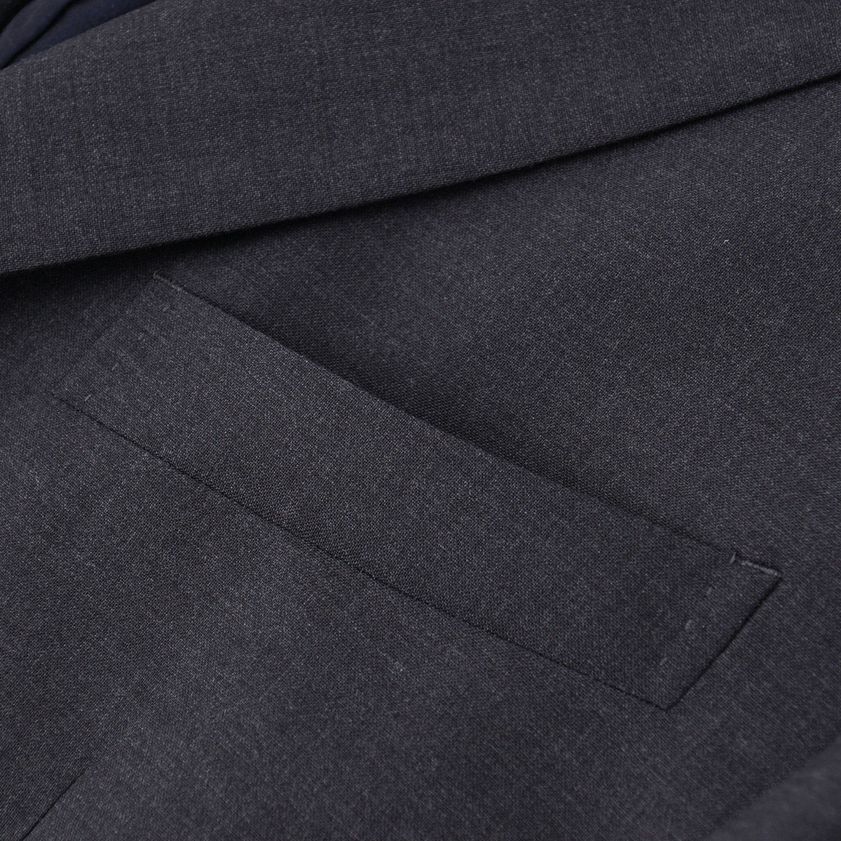 Boglioli Charcoal Gray Woven Wool Suit