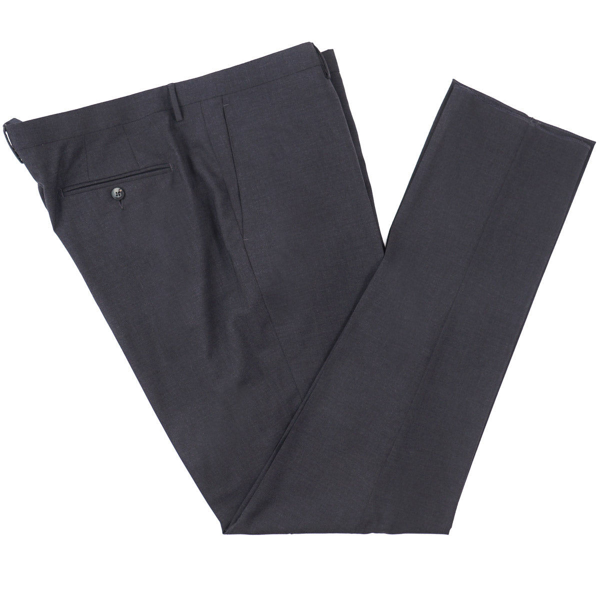 Boglioli Charcoal Gray Woven Wool Suit