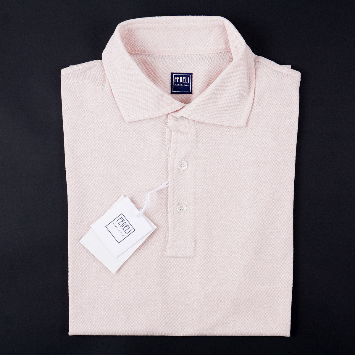 Fedeli Lightweight Linen-Cotton Polo - Top Shelf Apparel