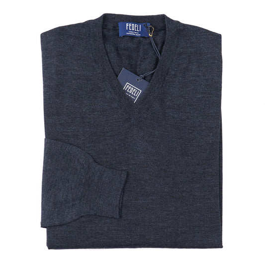 Fedeli Lightweight 140s Merino Wool Sweater - Top Shelf Apparel