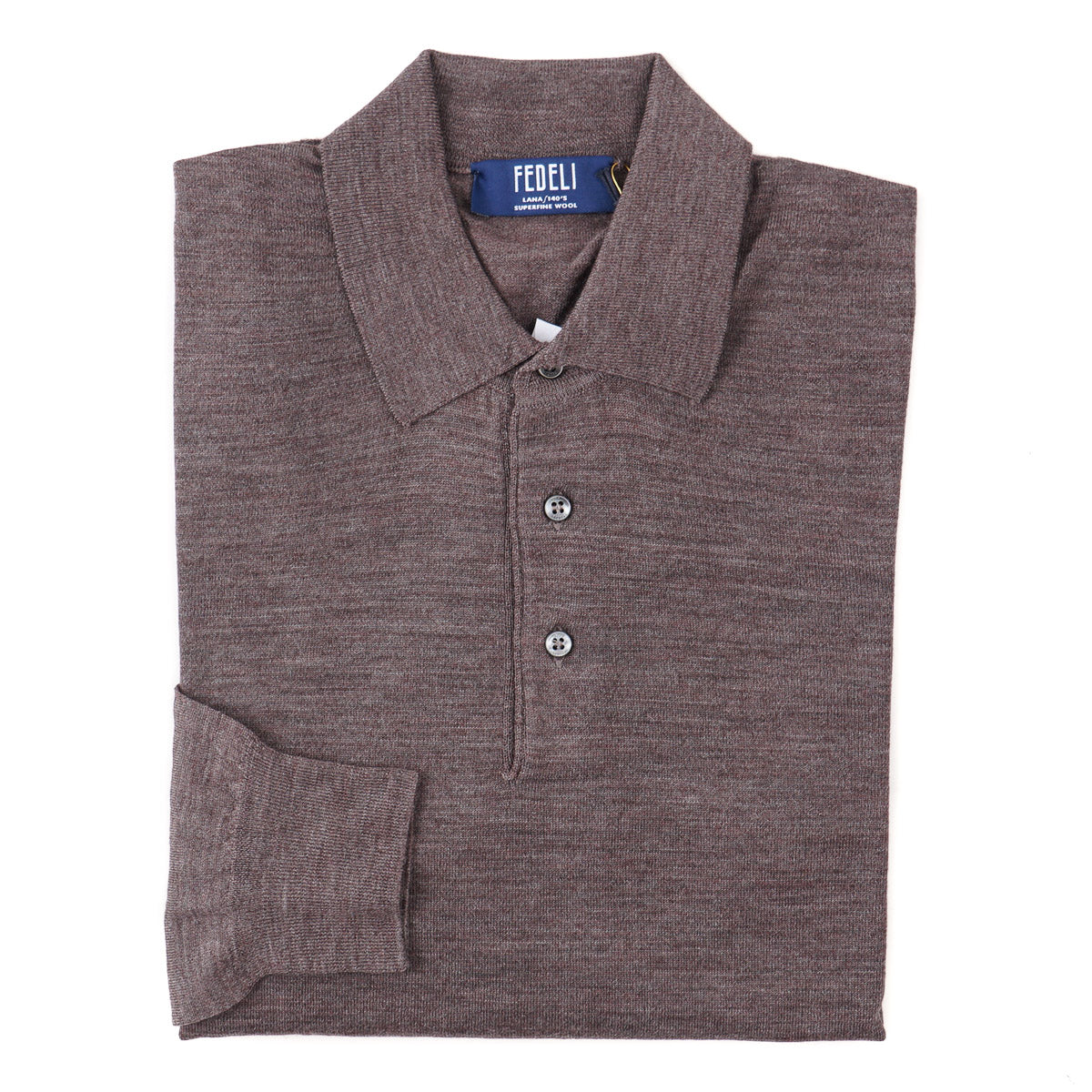 Fedeli Lightweight Wool Polo Sweater - Top Shelf Apparel