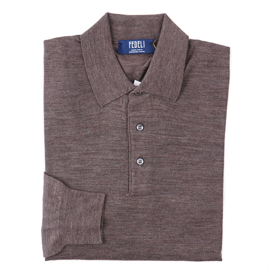 Fedeli Lightweight Wool Polo Sweater - Top Shelf Apparel