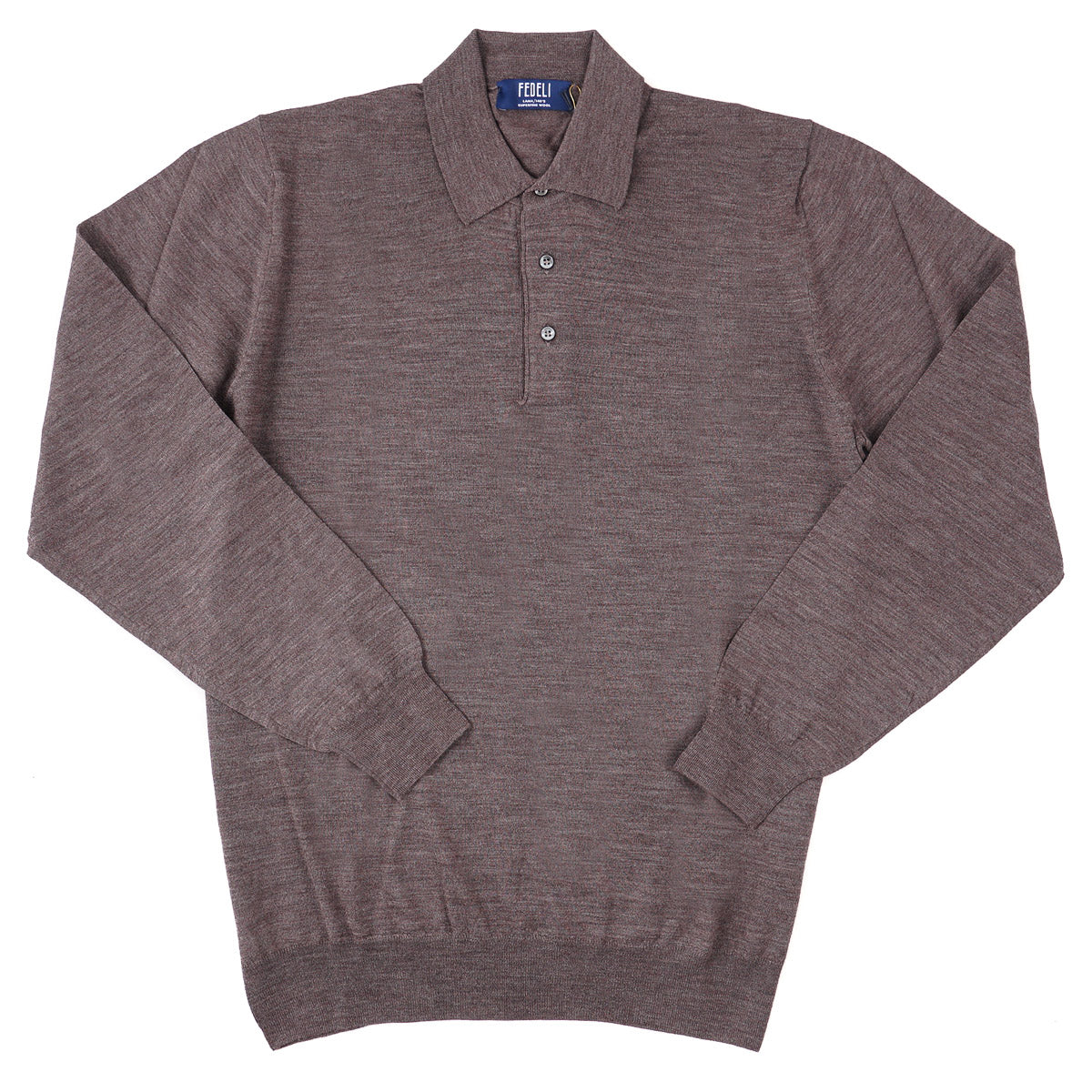 Fedeli Lightweight Wool Polo Sweater - Top Shelf Apparel
