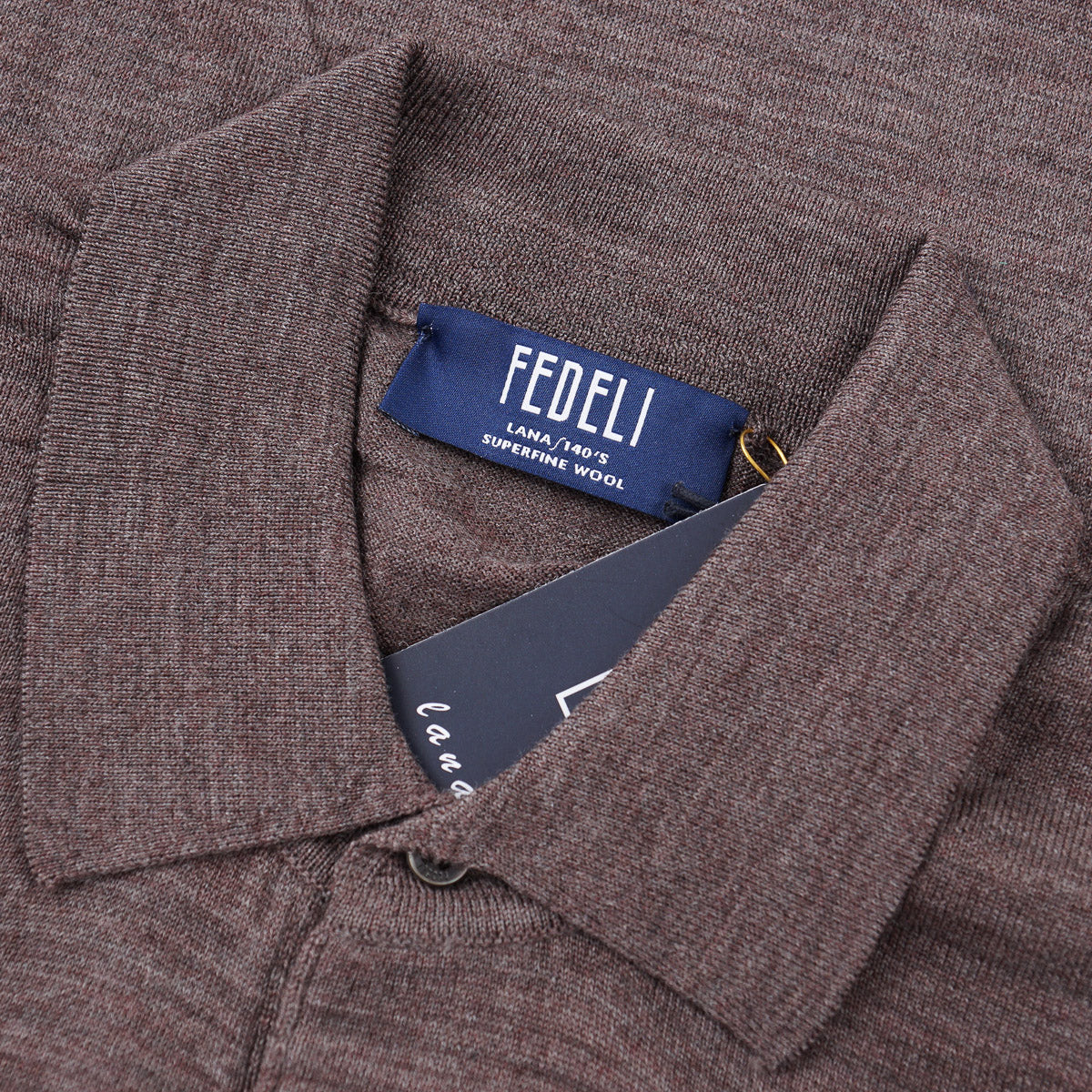 Fedeli Lightweight Wool Polo Sweater - Top Shelf Apparel