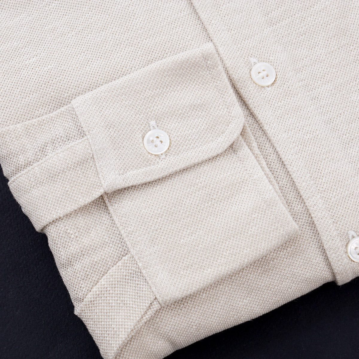 Fedeli Pique Knit Linen-Cotton Shirt - Top Shelf Apparel
