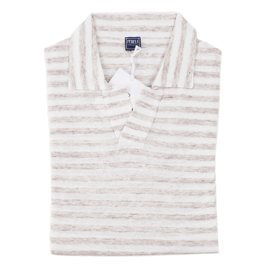 Fedeli Relaxed-Fit Linen Polo - Top Shelf Apparel