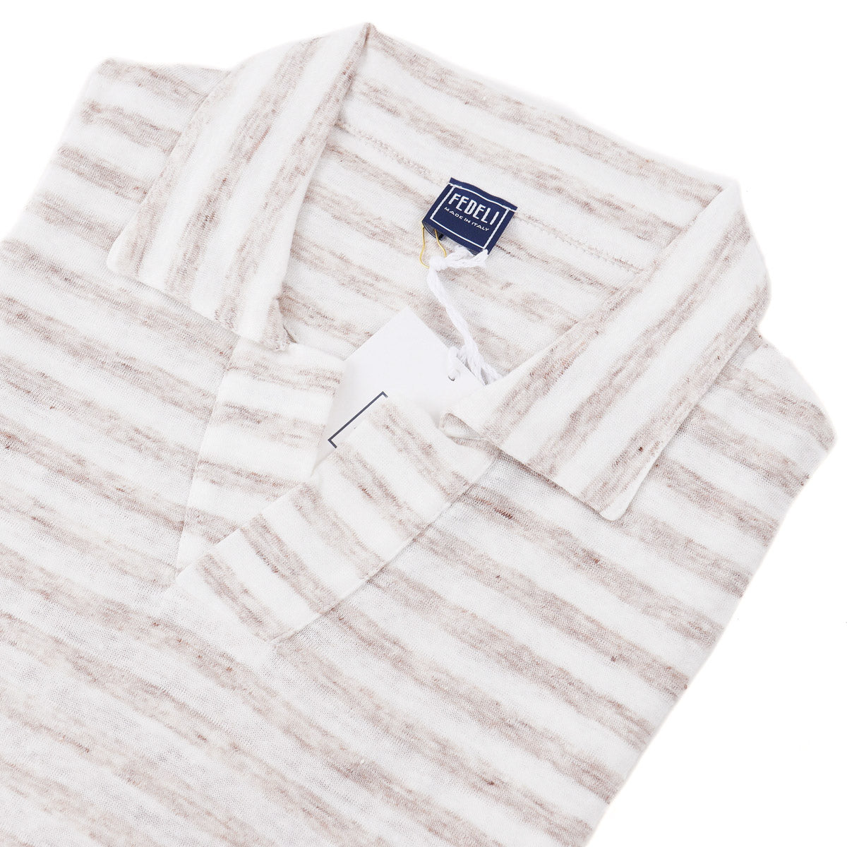 Fedeli Relaxed-Fit Linen Polo - Top Shelf Apparel