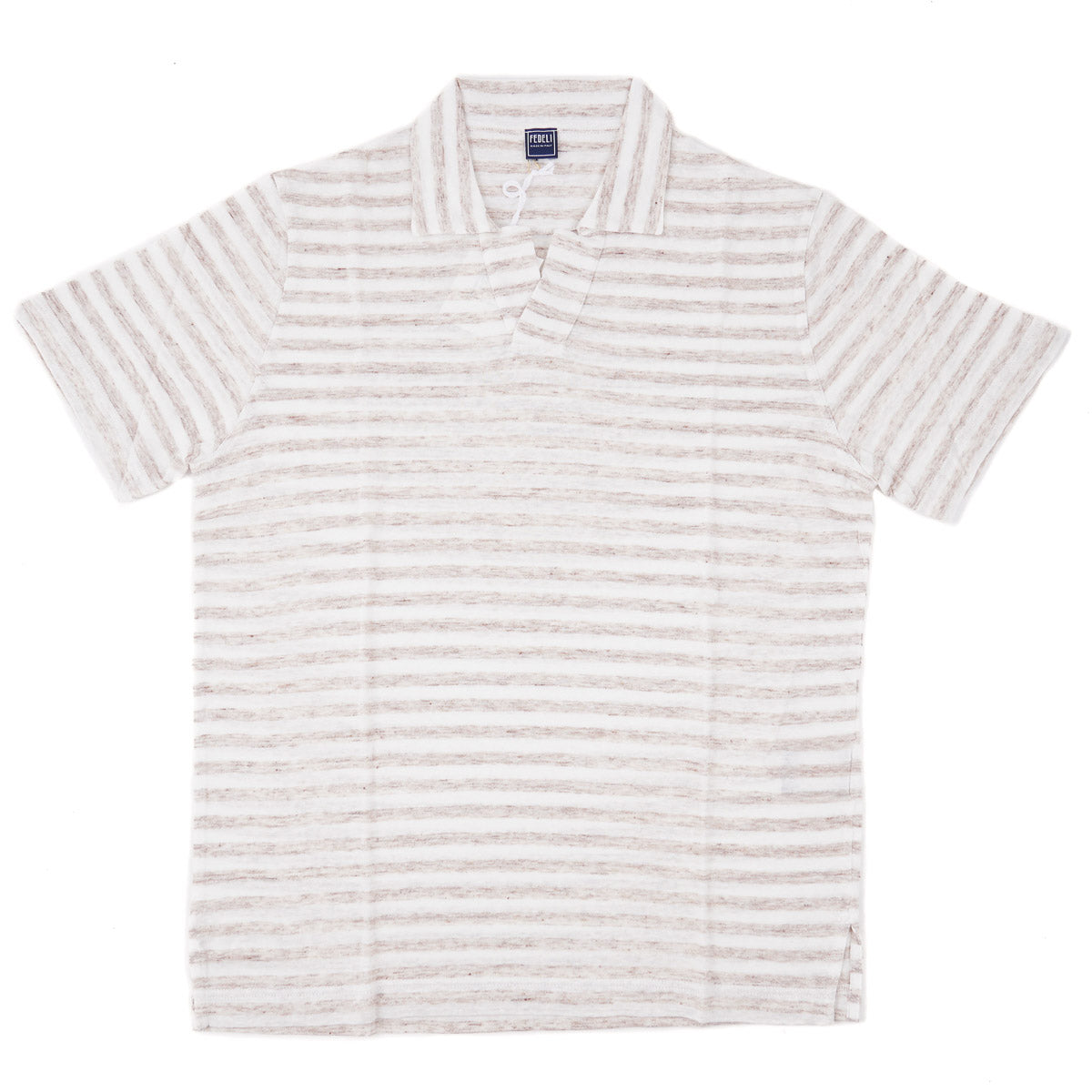 Fedeli Relaxed-Fit Linen Polo - Top Shelf Apparel