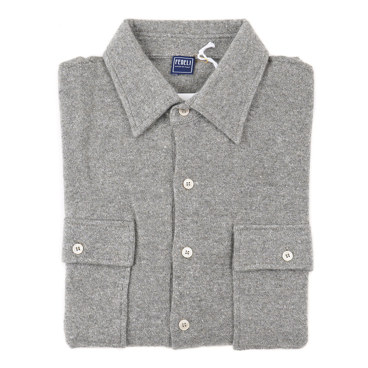 Fedeli Knit Cashmere-Linen Overshirt - Top Shelf Apparel