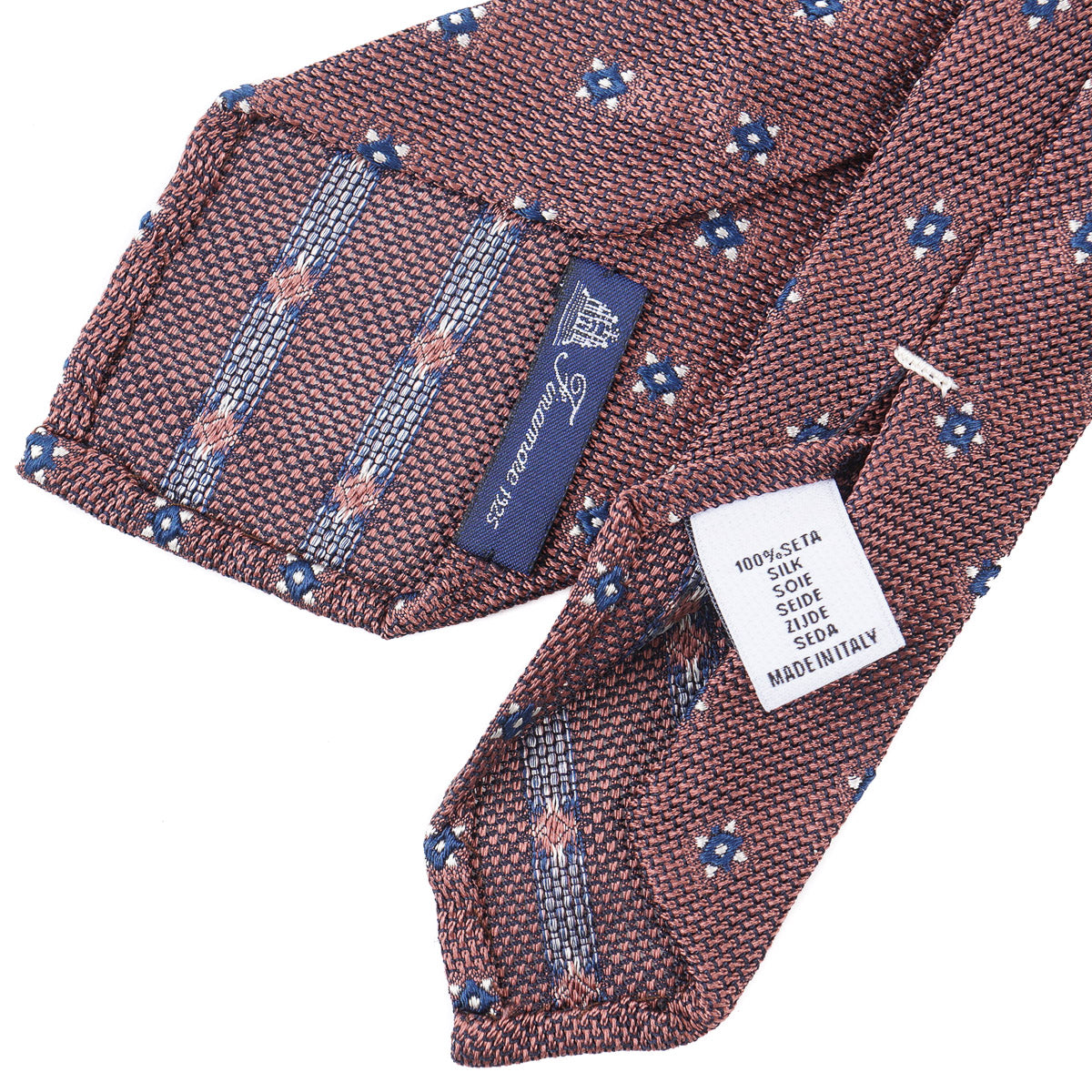 Finamore Soft-Constructed Silk Tie