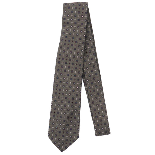 Finamore Soft-Constructed Wool-Silk Tie