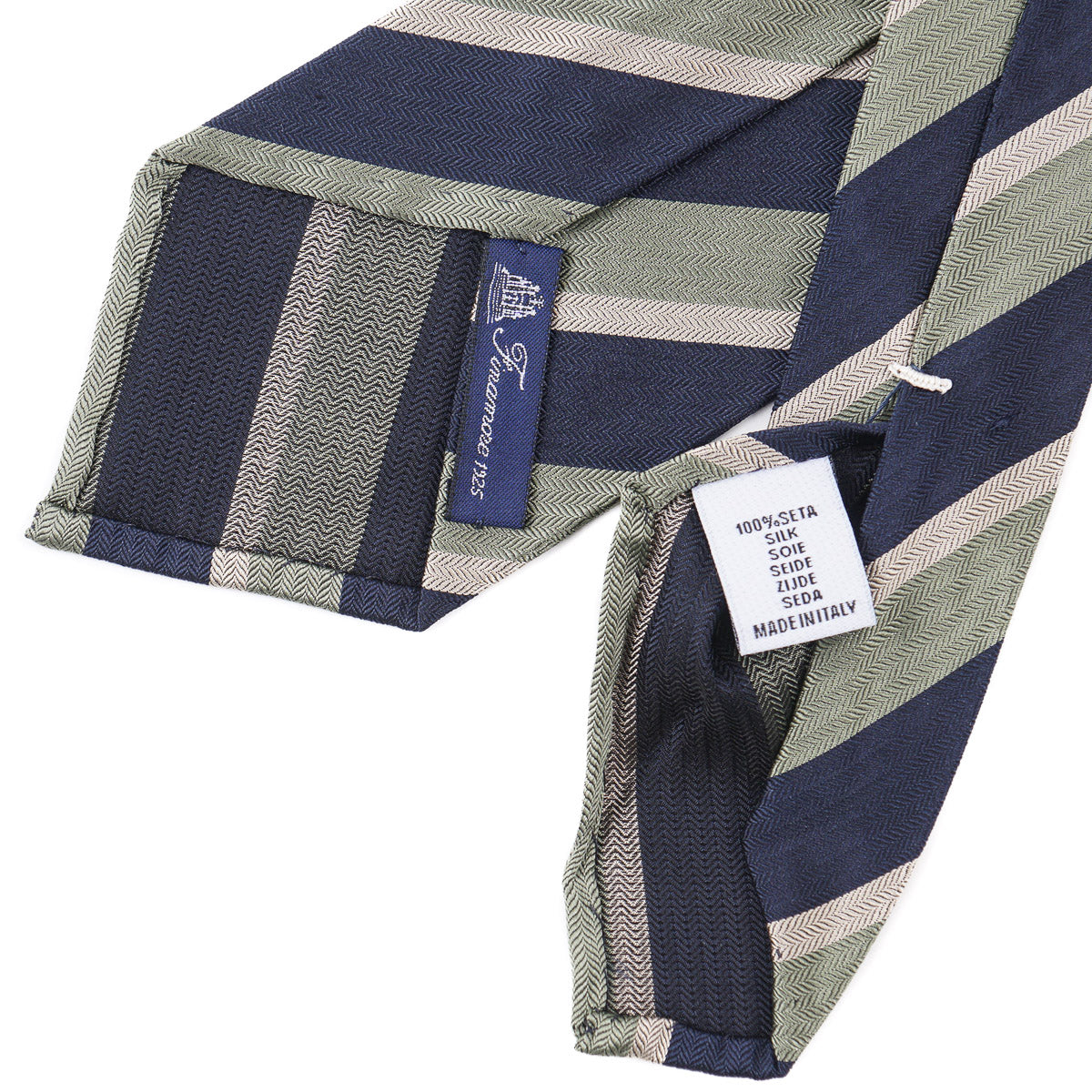Finamore Soft-Constructed Silk Tie