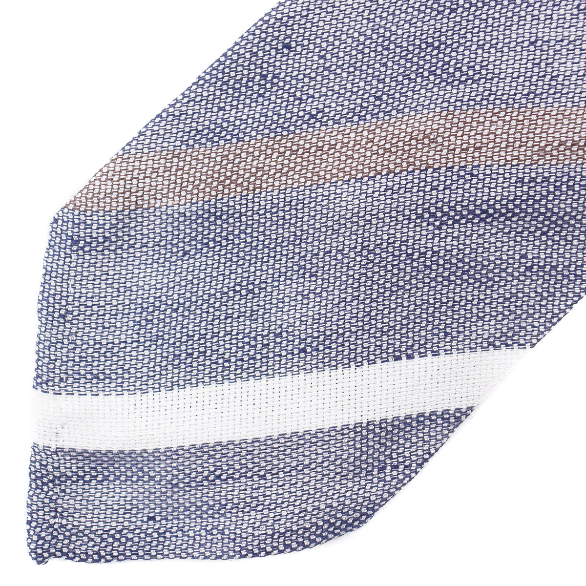 Finamore Soft-Constructed Linen-Silk Tie