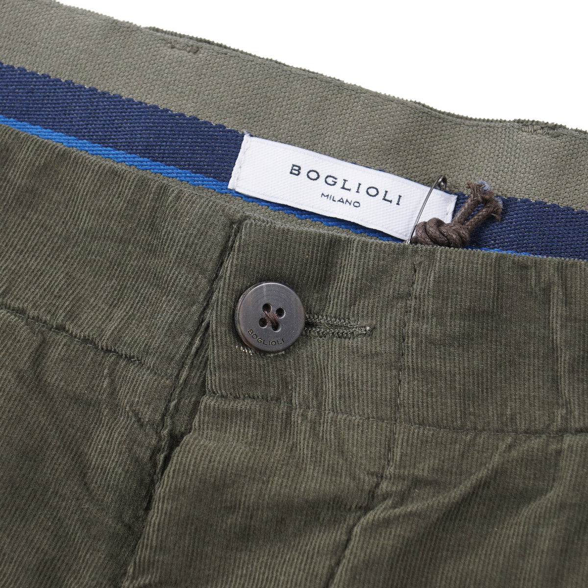 Boglioli Lightweight Corduroy Cotton Shorts