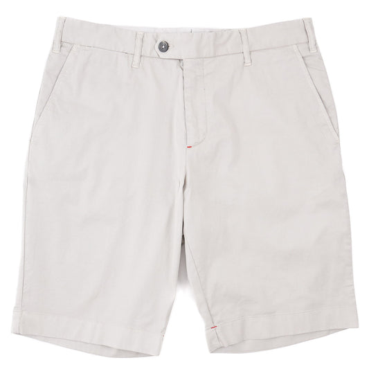 Isaia Twill Cotton Bermuda Shorts