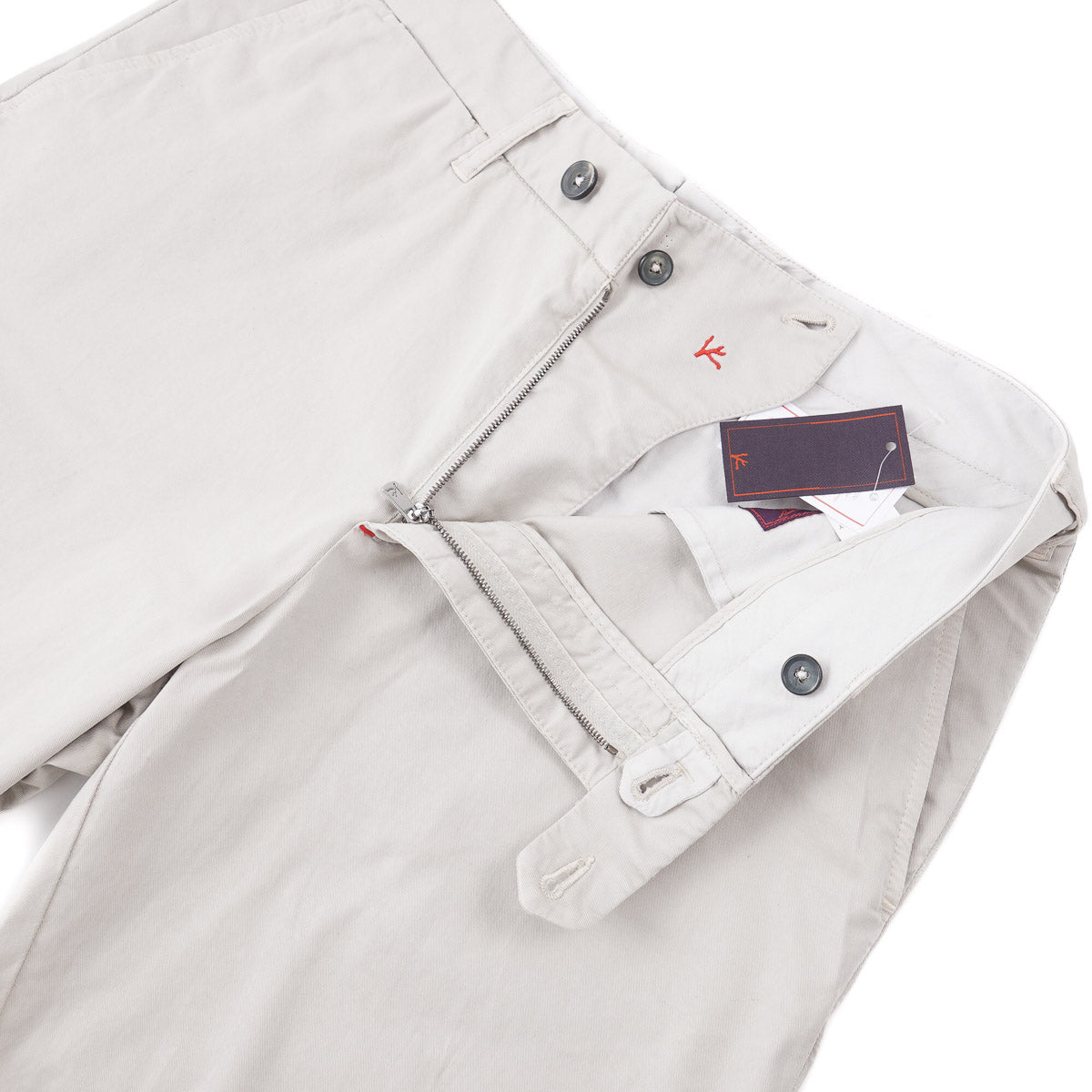 Isaia Twill Cotton Bermuda Shorts