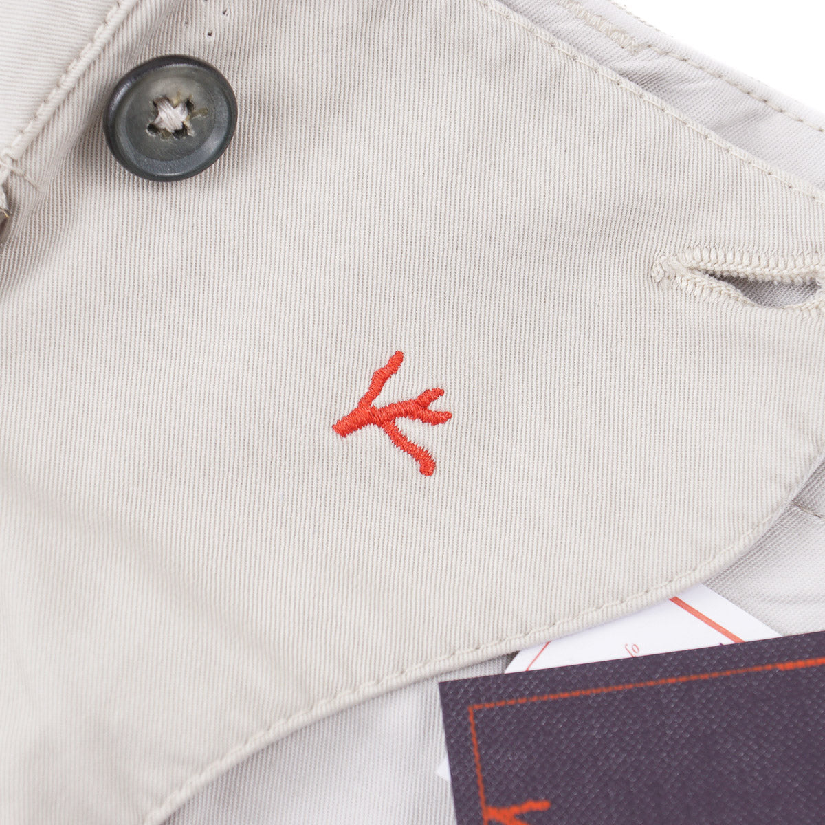 Isaia Twill Cotton Bermuda Shorts