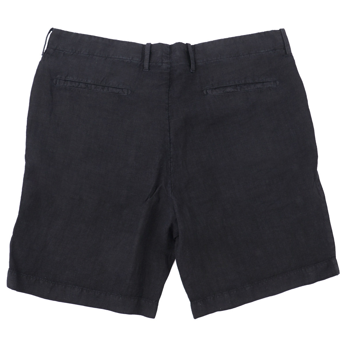 Boglioli Garment-Washed Linen Shorts