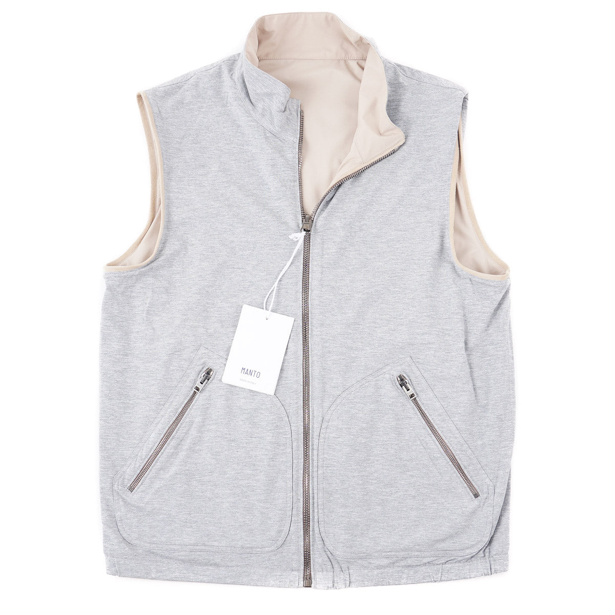 Manto Reversible Polyester and Jersey Cotton Vest - Top Shelf Apparel