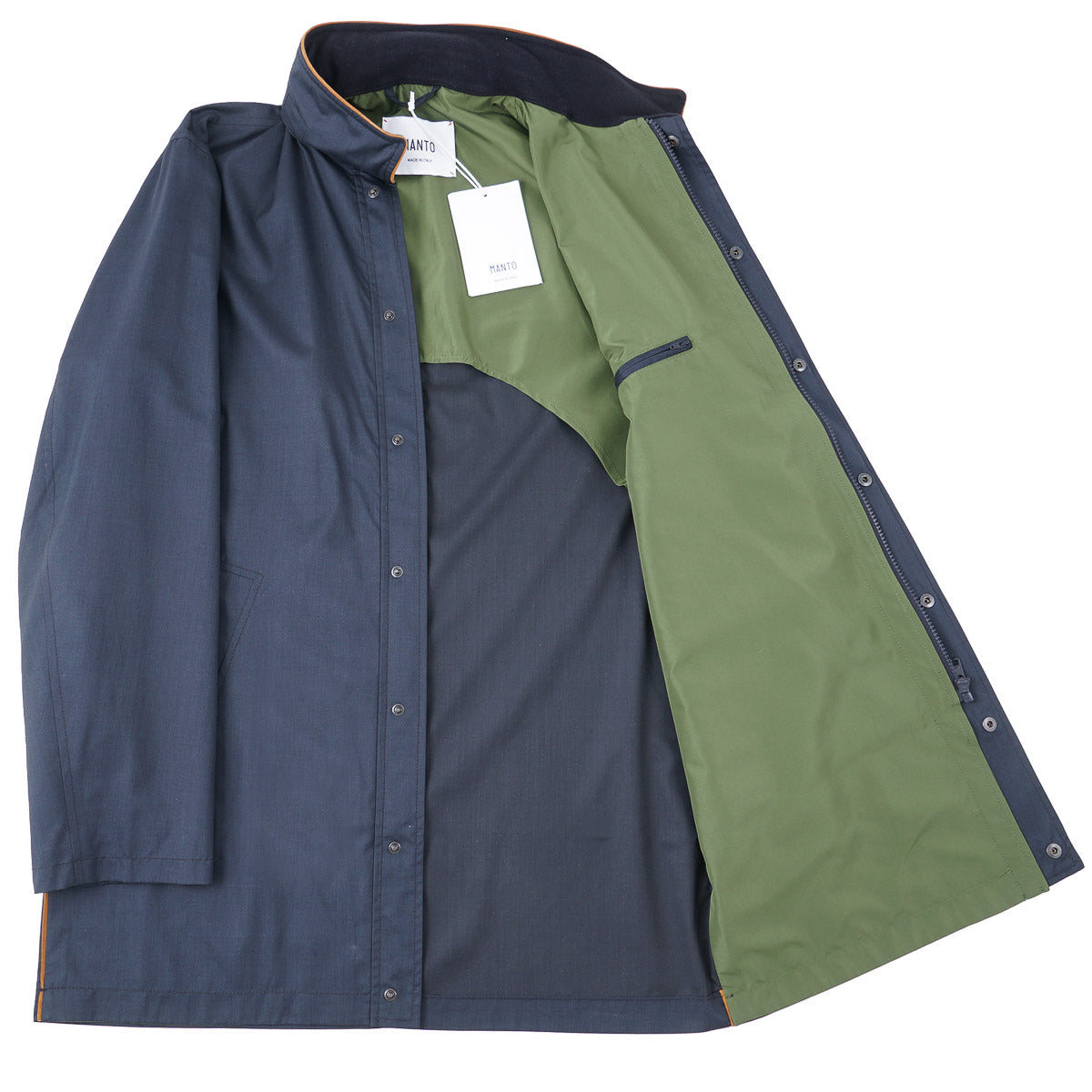 Manto Lightweight Wool Car Coat - Top Shelf Apparel