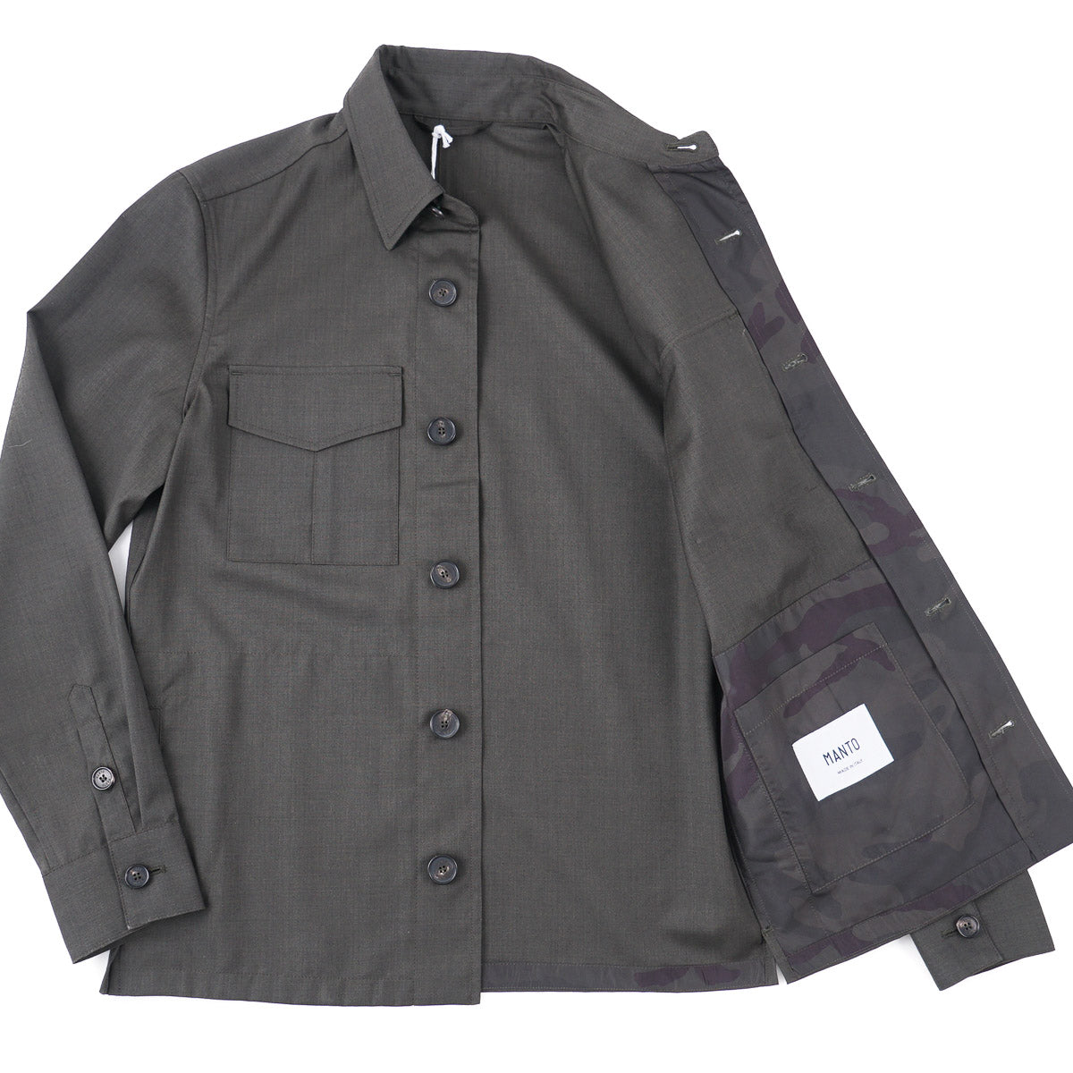 Manto Lightweight Wool Shirt-Jacket - Top Shelf Apparel