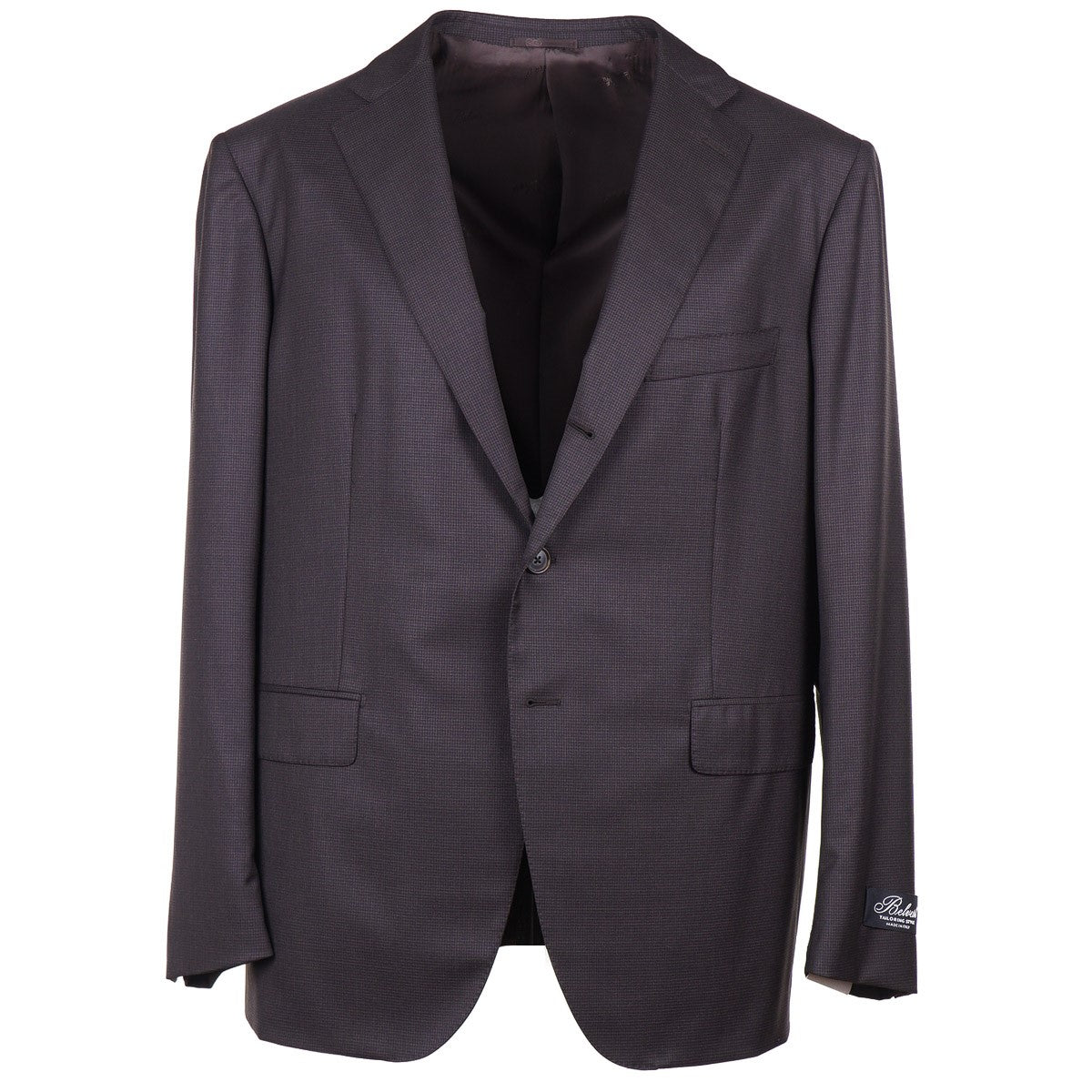 Belvest Houndstooth Super 160s Wool Suit - Top Shelf Apparel