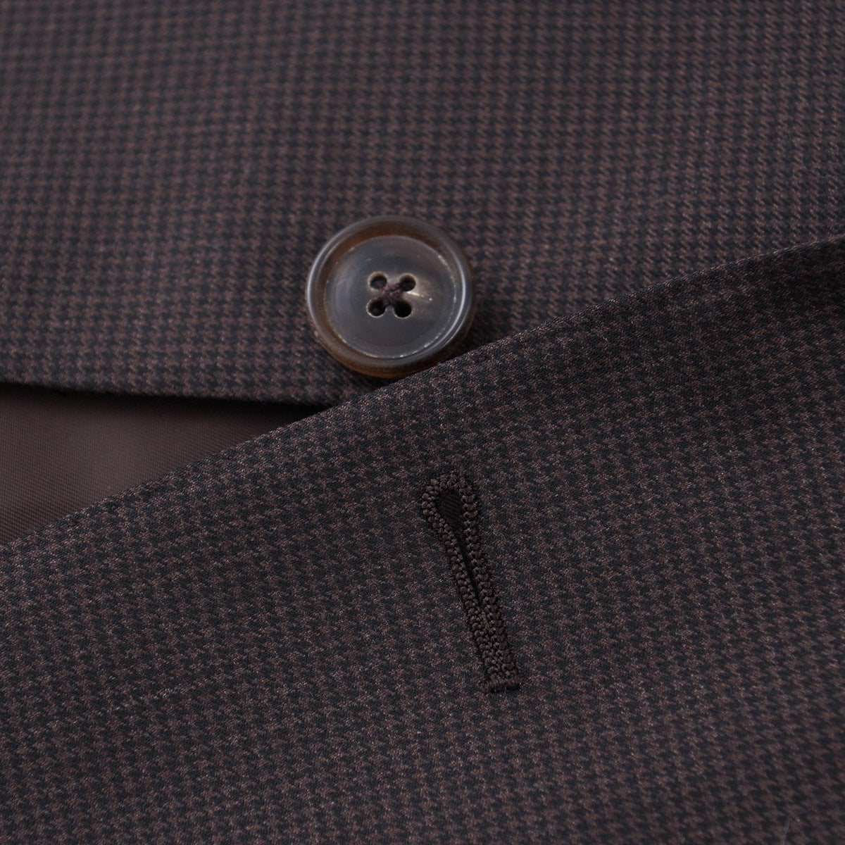 Belvest Houndstooth Super 160s Wool Suit - Top Shelf Apparel
