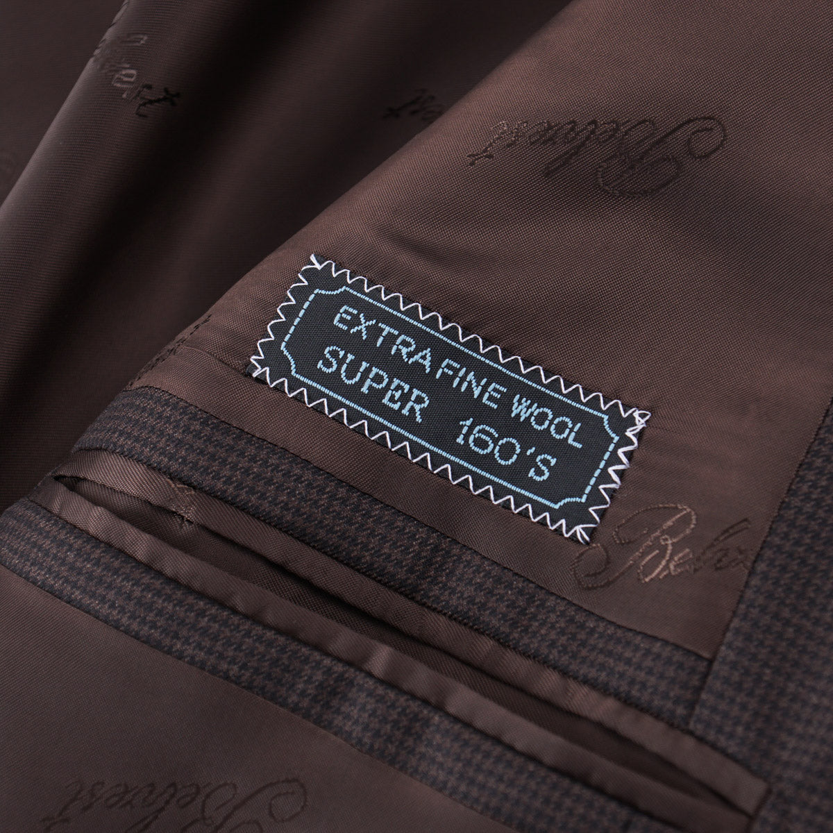 Belvest Houndstooth Super 160s Wool Suit - Top Shelf Apparel