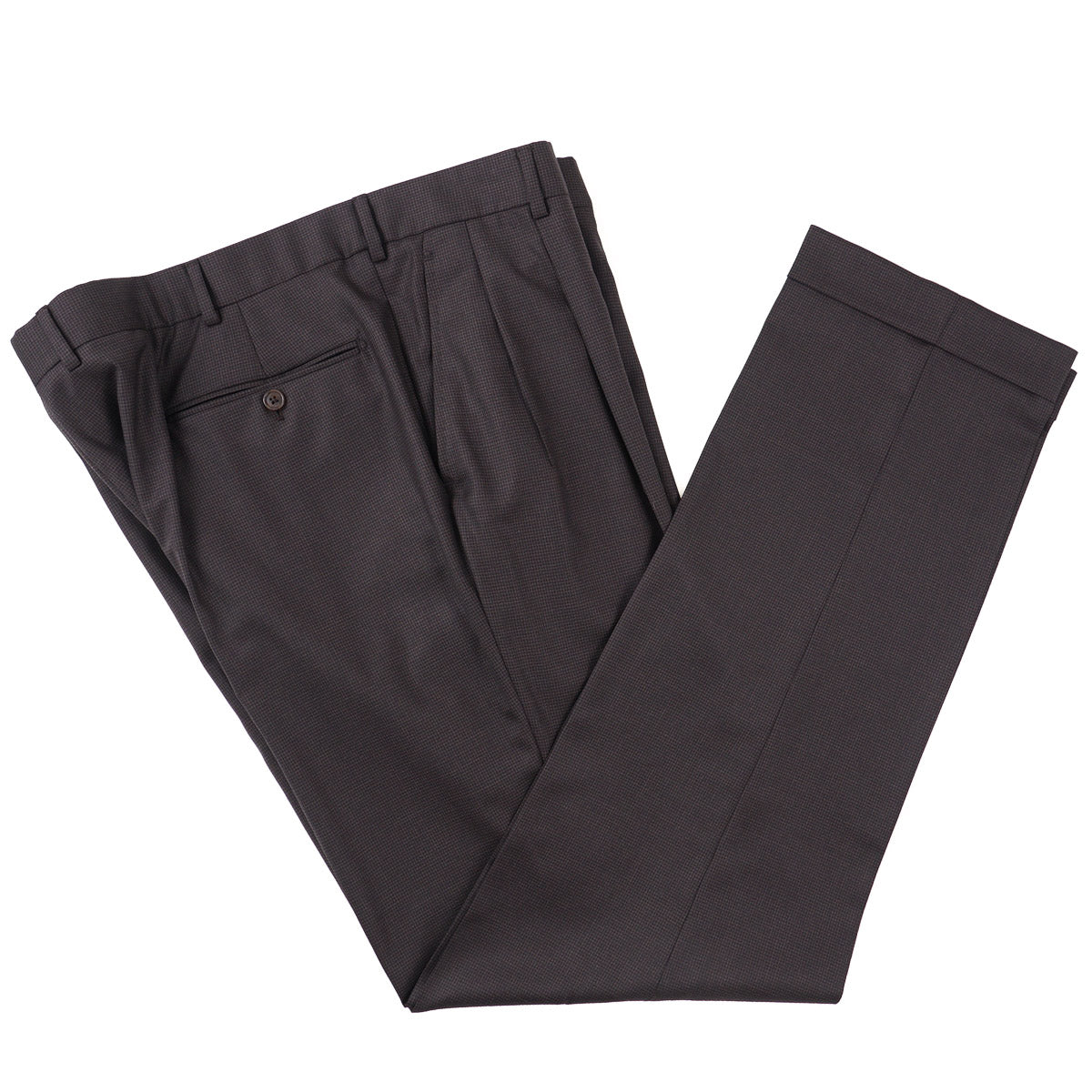 Belvest Houndstooth Super 160s Wool Suit - Top Shelf Apparel