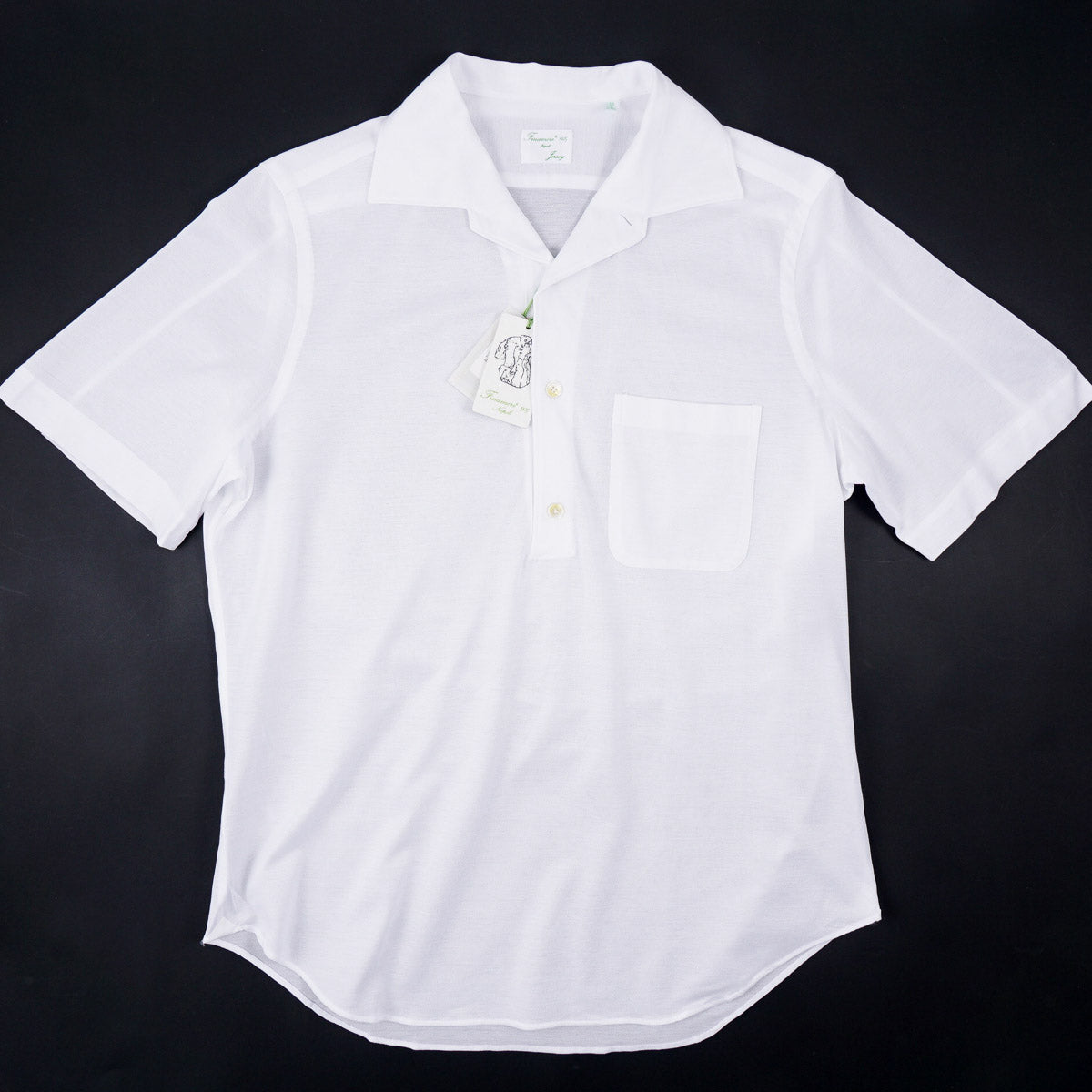 Finamore Lightweight Pique Cotton Polo