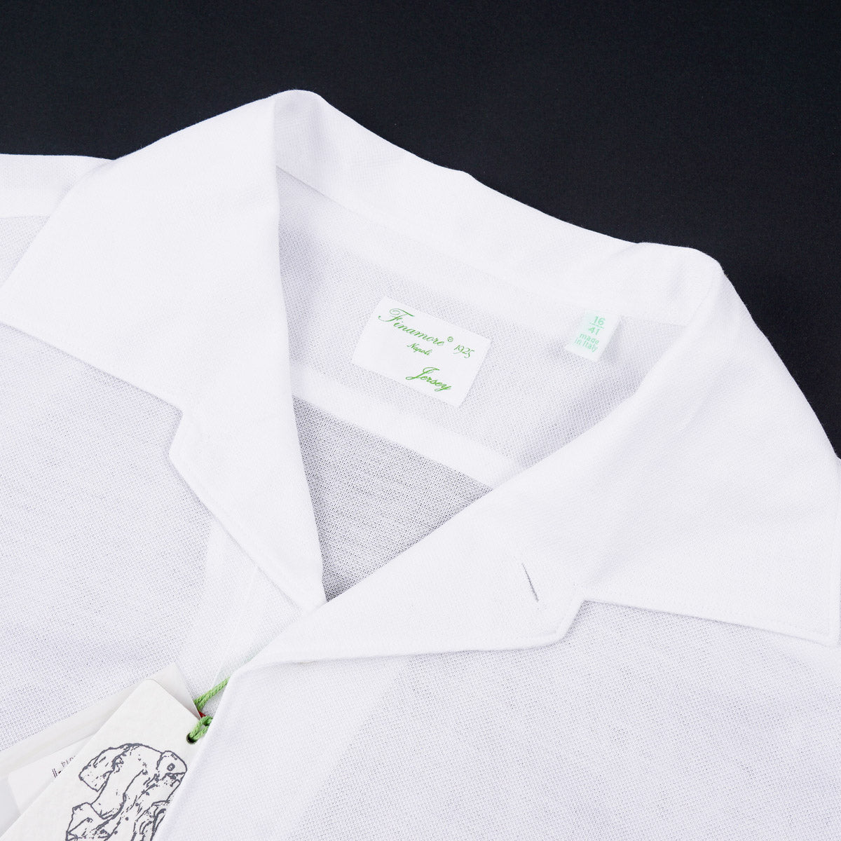 Finamore Lightweight Pique Cotton Polo