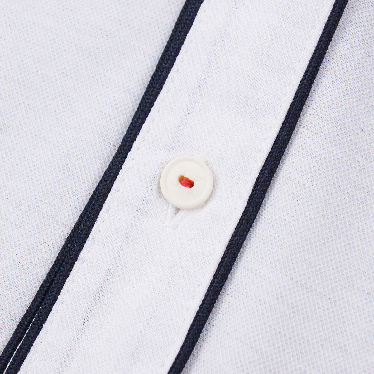 Kiton Pique Shirt with Baseball Details - Top Shelf Apparel