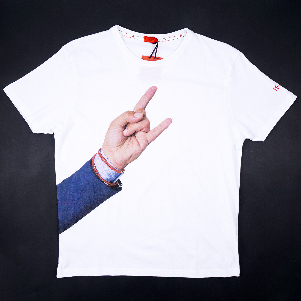 Isaia Slim-Fit Gesti Print T-Shirt