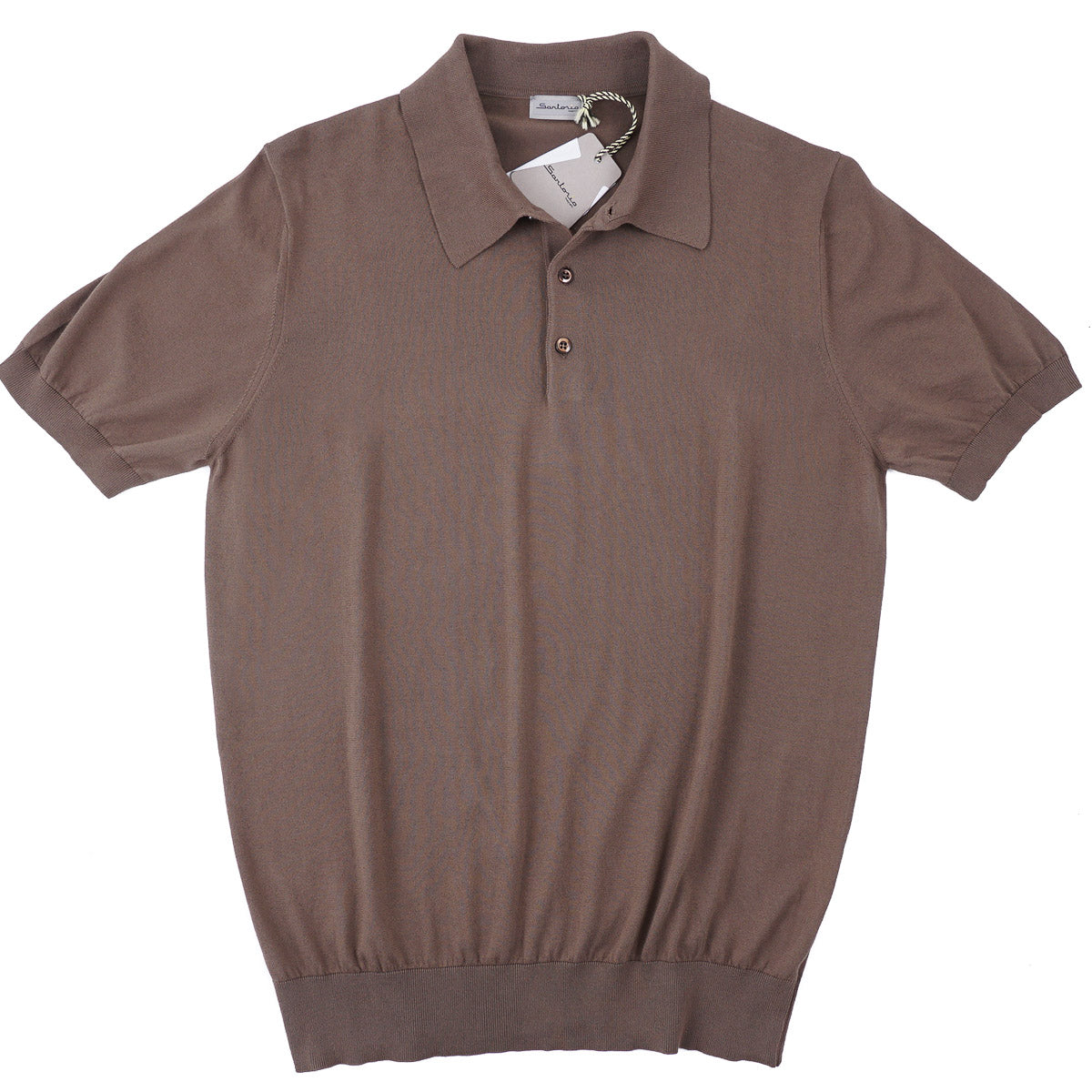 Sartorio Short-Sleeve Knit Cotton Polo