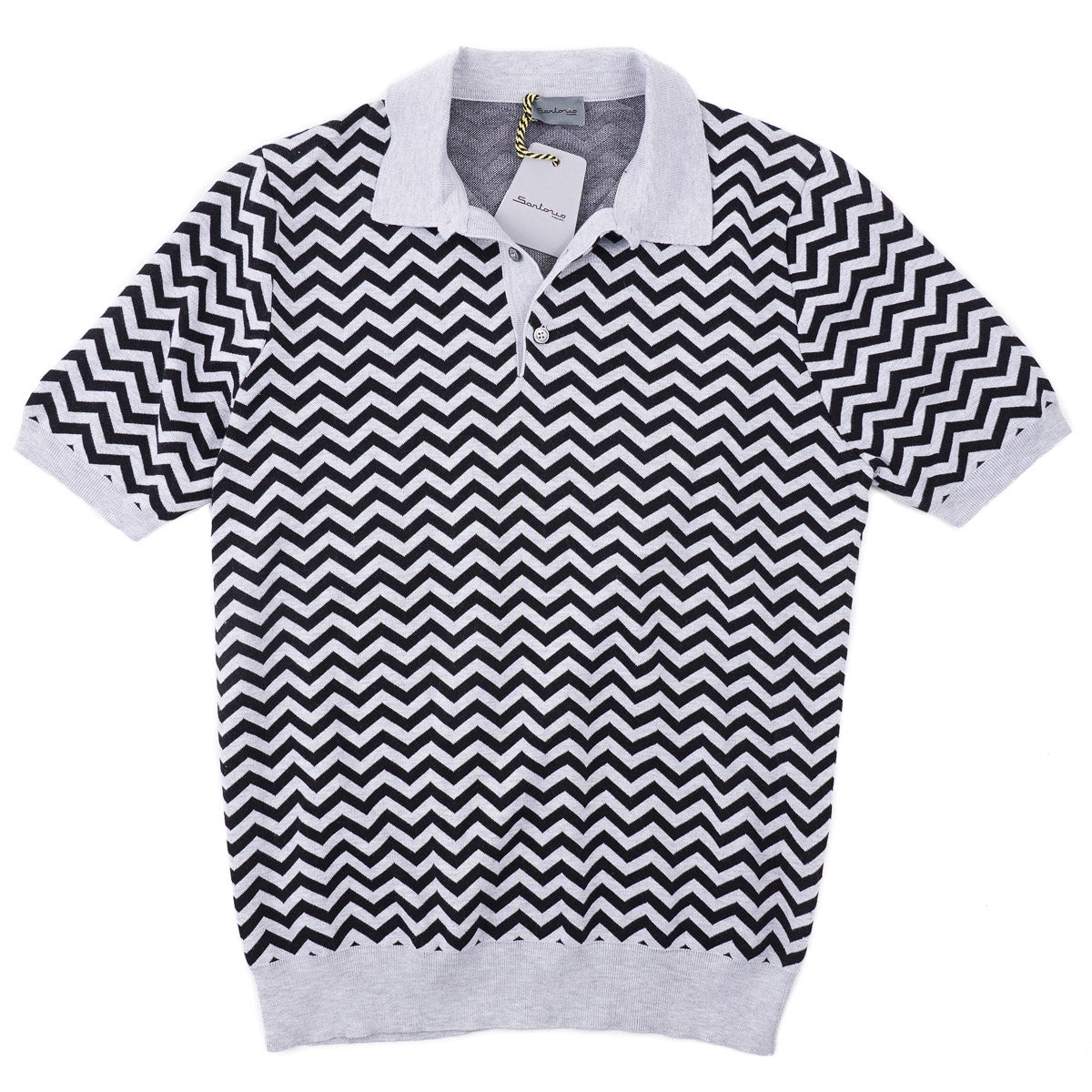 Sartorio Short-Sleeve Knit Cotton Polo