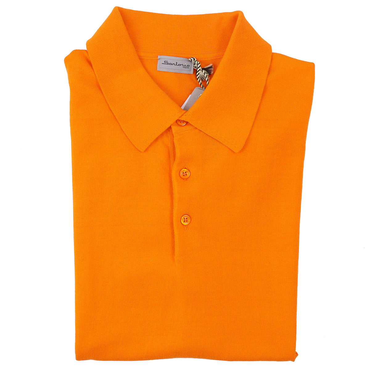 Sartorio Short-Sleeve Knit Cotton Polo