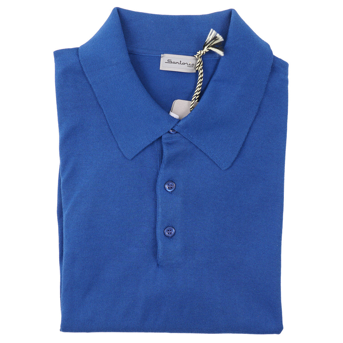 Sartorio Short-Sleeve Knit Cotton Polo