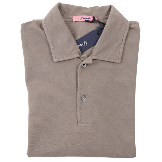 Drumohr Slim-Fit Pique Cotton Polo