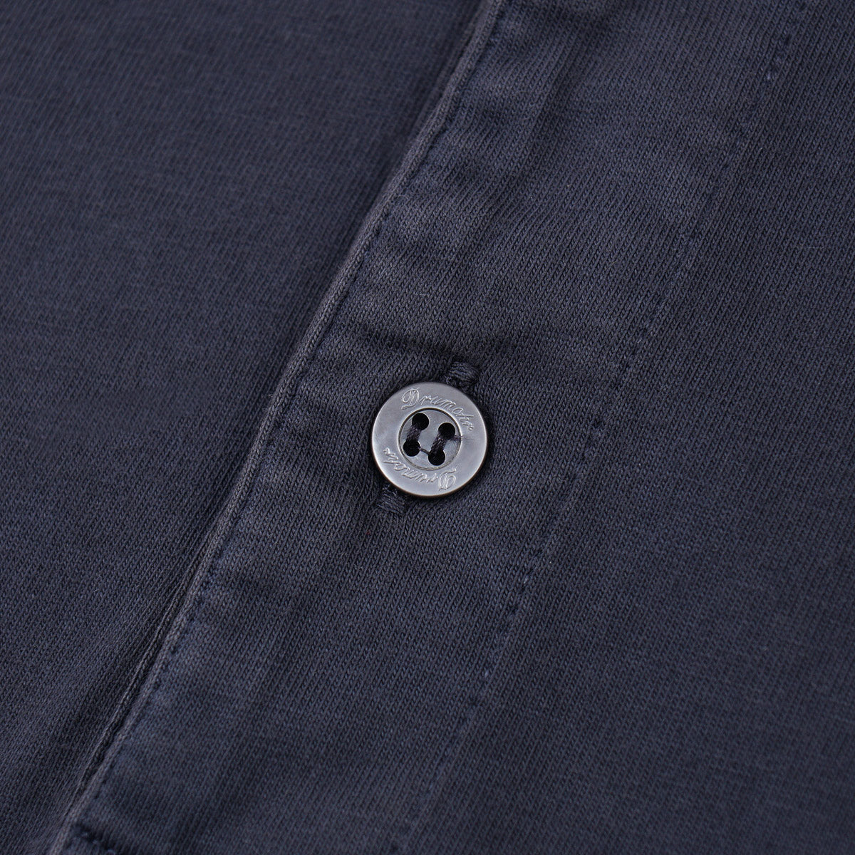 Drumohr Short Sleeve Jersey Cotton Polo