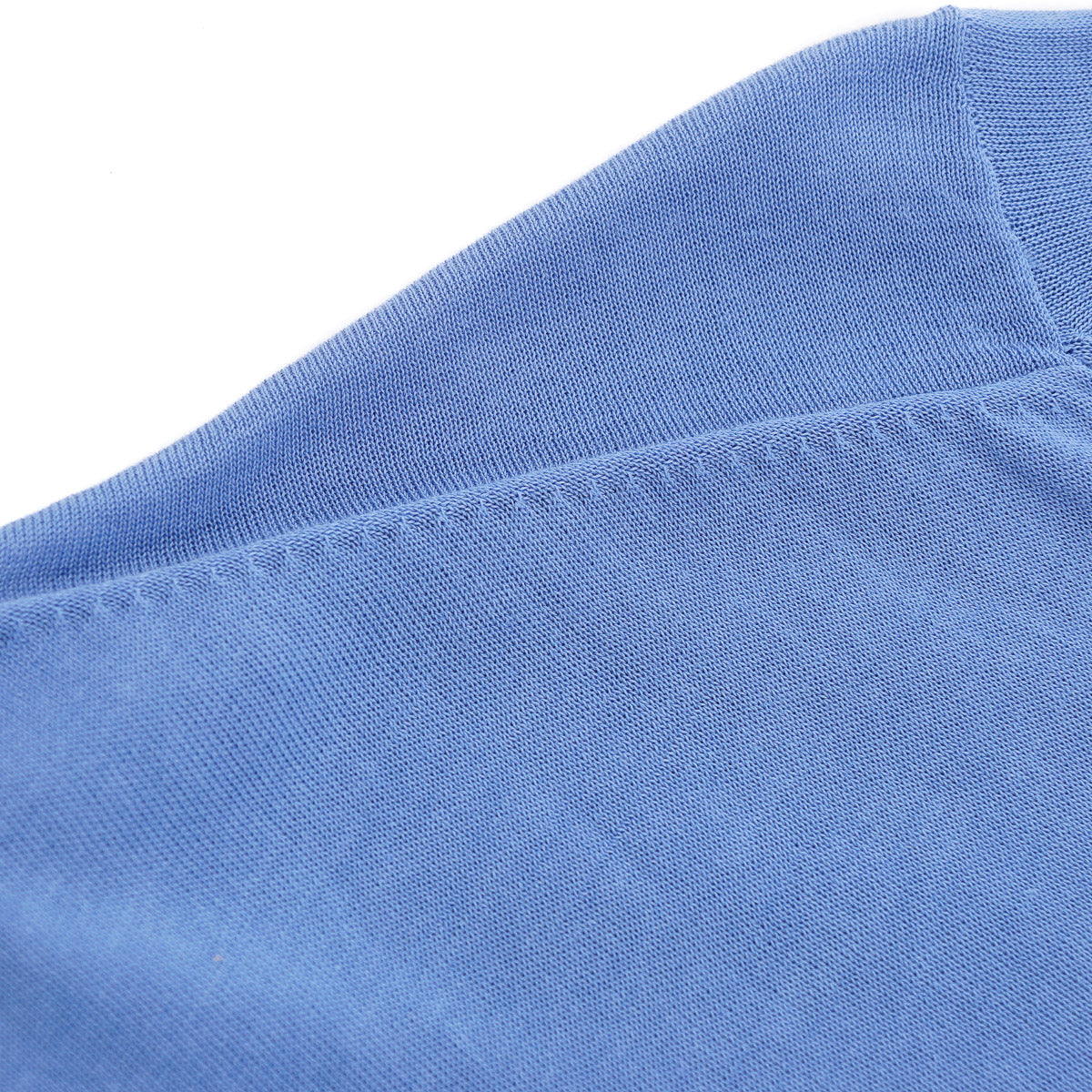 Drumohr Lightweight Cotton Polo Sweater
