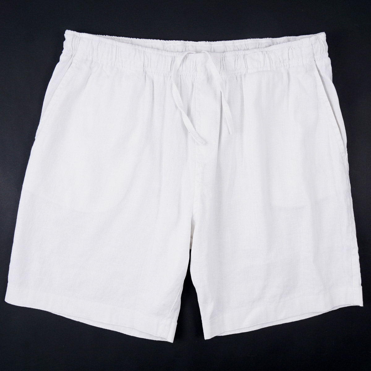 Maurizio Baldassari Linen-Cotton Drawstring Shorts