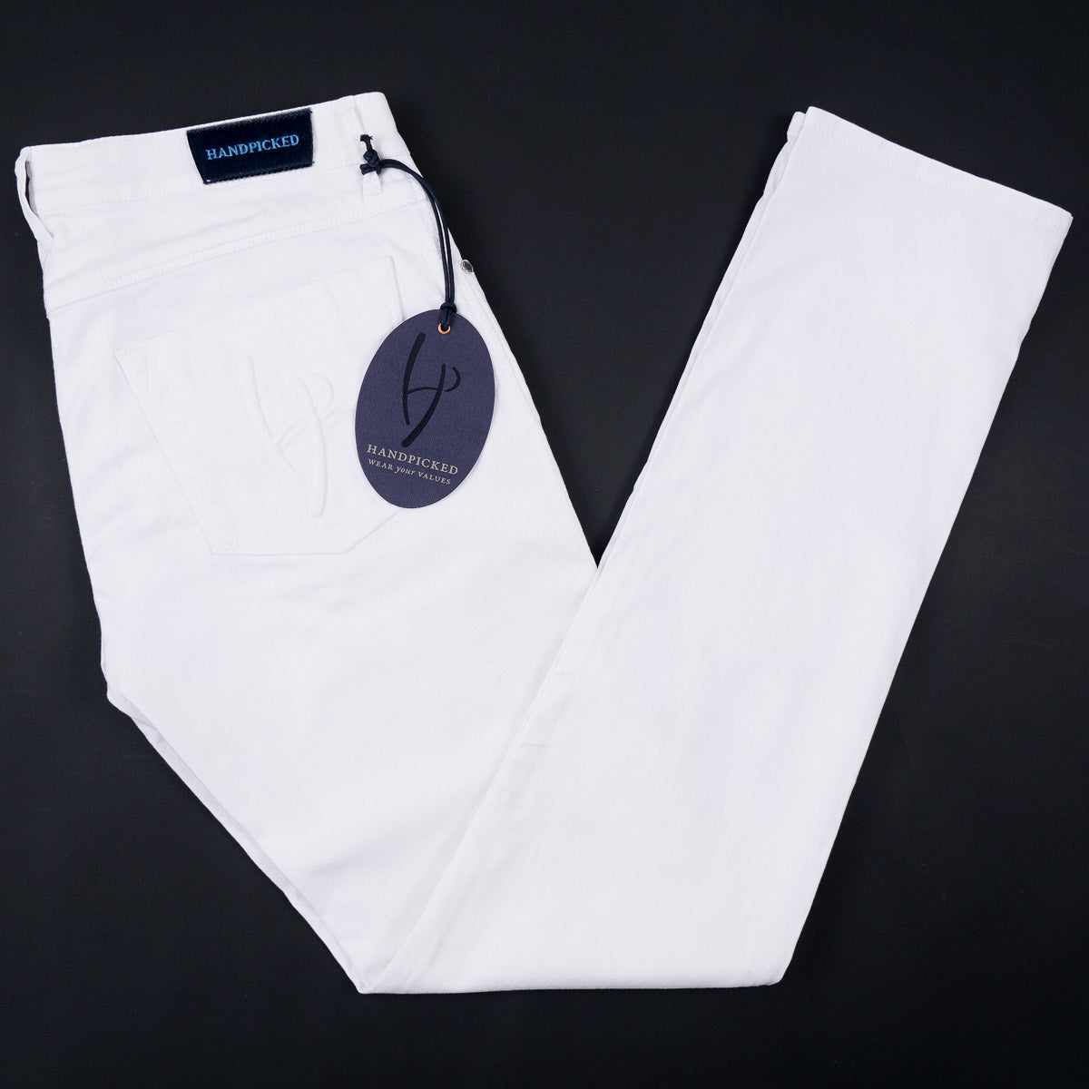 Handpicked 'Ravello' Slim-Fit Denim Jeans