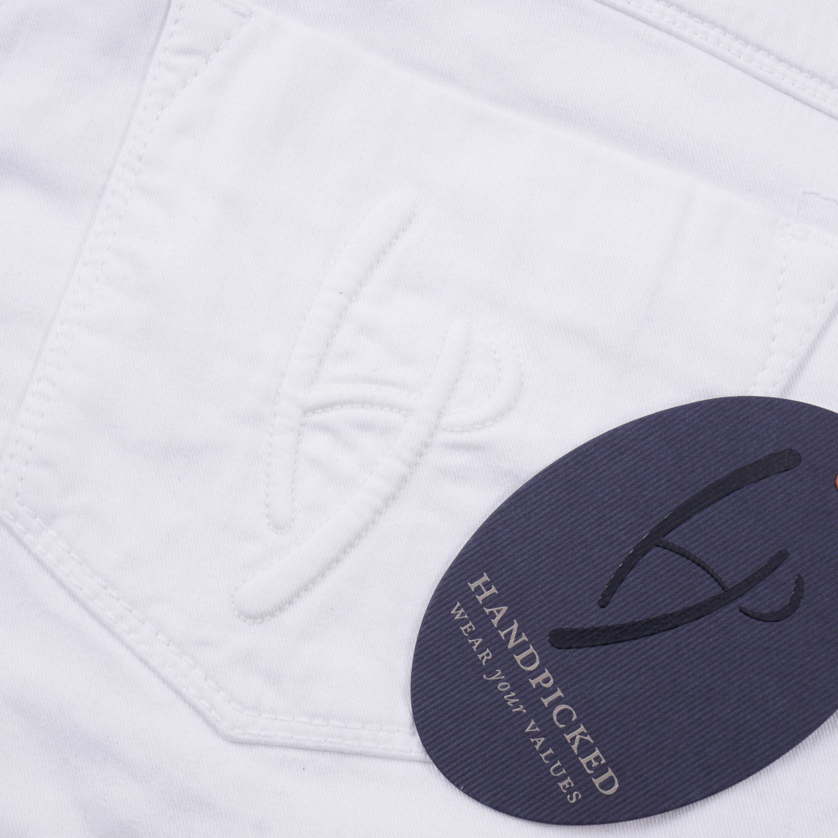Handpicked 'Ravello' Slim-Fit Denim Jeans